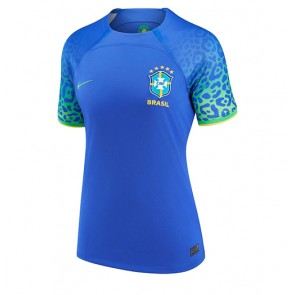 Maillot de foot Brésil Extérieur Femmes Monde 2022 Manches Courte